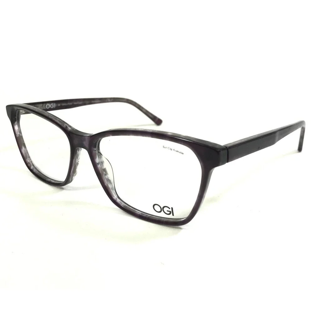 OGI Eyeglasses Frames 3138/2340 EVOLUTION Purple Tortoise Cat Eye 55-17-145